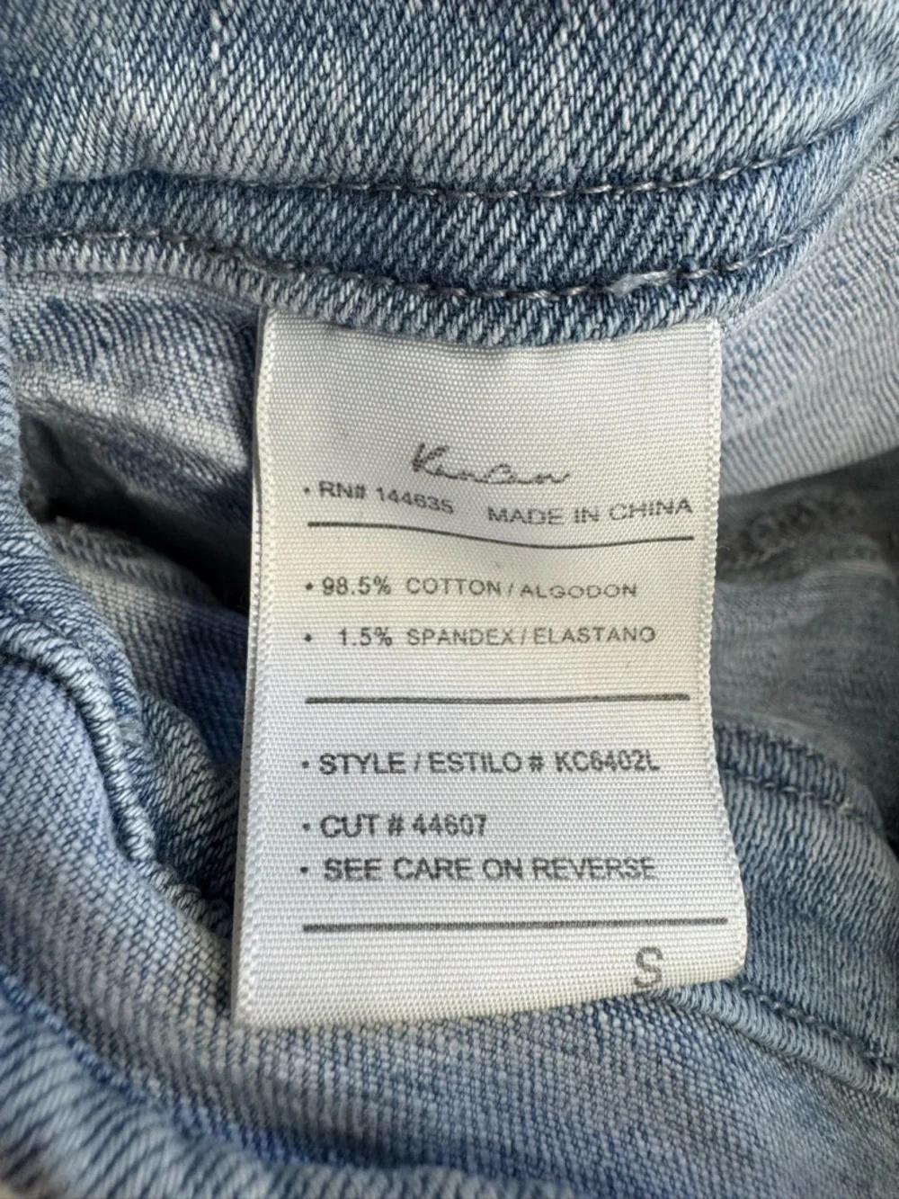 Kancan Women’s Sz S Light Wash Blue Denim Overalls Jumpsuit - Picture 5 of 6